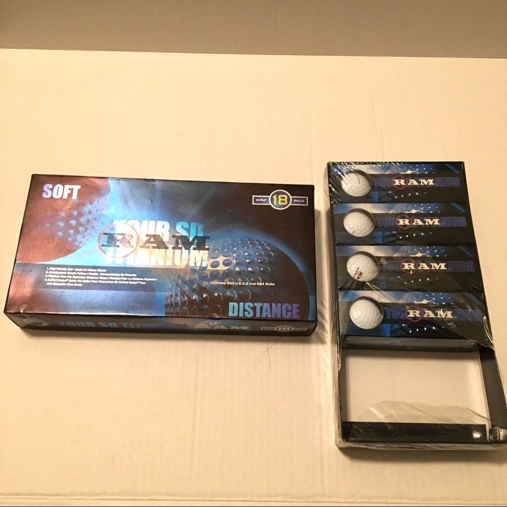 Ram titanium 12 count golf‎ ball set